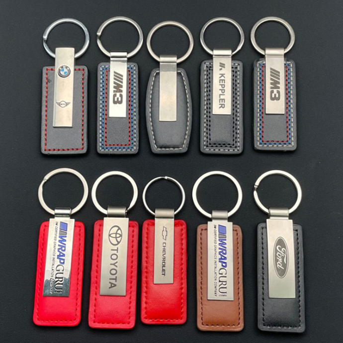 Car keyring PU keyring