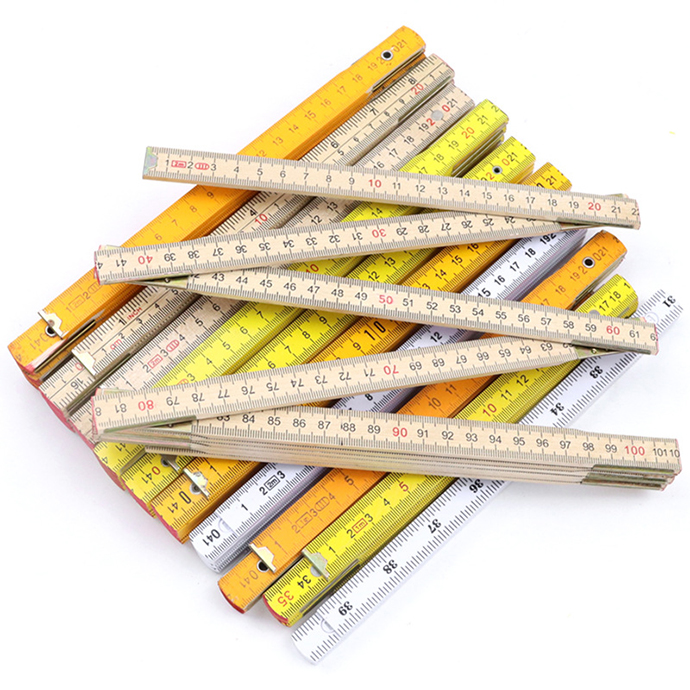 wooden folding rule plastic folding rule